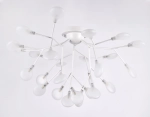 Потолочная люстра TR3011/27 WH/FR белый/матовый G4*27 max 20W D730*430 (лампы LED G4 1.5W 4200K в комплекте)