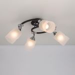 Citilux Сиерра CL119241 Люстра с поворотными плафонами Чёрная