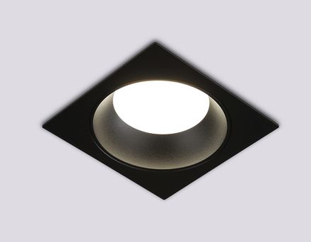 Светильник встраиваемый TN52339 SBK черный песок GX53 max 12W 115*115*25