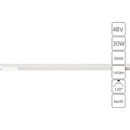 Магнитный трековый светильник Arte Lamp OPTIMA A7285PL-1WH, LED