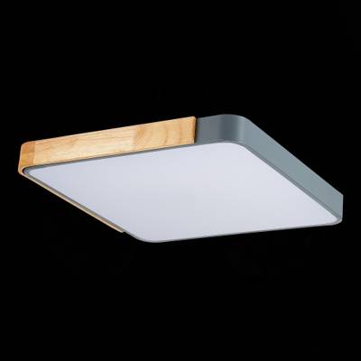 SLE201272-01 Светильник потолочный Серый, Светлое дерево/Белый LED 1*42W 3000K/4000K/6000K