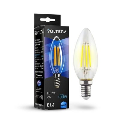 Светодиодная лампа Crystal Candle 5W 4000K E14 DIM, 8461. TM Maytoni