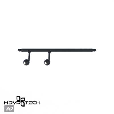 359376 KONST NT24 046 черный Светильник диммир. со сменой цв. температ. (управл. - пульт ДУ или прилож. Smart Life) IP20 LED 14W 48V 3000-6000К GLAT