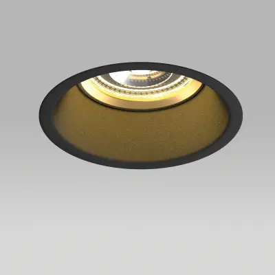 G214607GMOD Светильник DOMINO ROUND под LED модуль/лампу МR16 ЧЁРНЫЙ (214610+214607+214003)