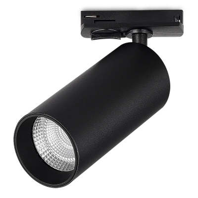 ST382.436.10.TRIAC Св-к трек. Черный LED 1*10W 3000K 900Lm Ra>90 24 IP20 DxH- 220V