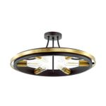 4401/6C LOFTI LN19 204 золотой, черный Люстра потолочная E27 6*60W 220V MAEVE