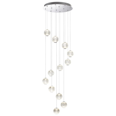 5007/56L L-VISION ODL24 567 хром/металл/акрил Люстра LED 56W 4000K 4711лм CRYSTAL