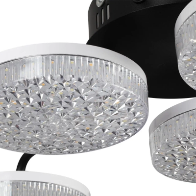 8236/6CL LEDIO LN25 000 черный, металл/акрил Люстра потолочная с ПДУ LED 85W 3000-6000К 220V DIDANA