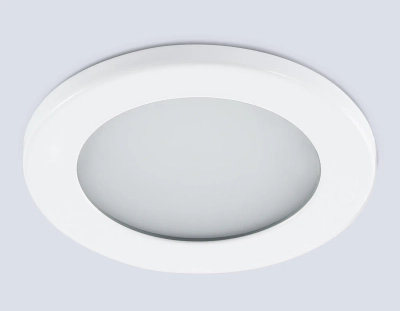 Светильник встраиваемый TN6630 WH белый IP44 GX53 D100*60