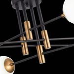 SL1203.402.08 Люстра потолочная ST-Luce Бронза,Черный/Белый E27 8*40W