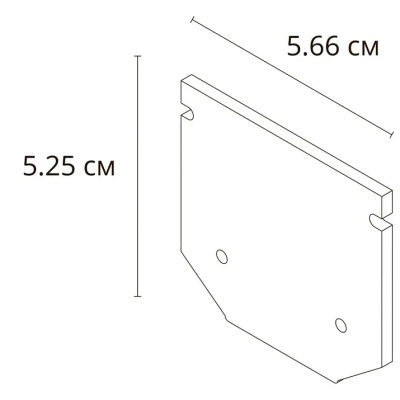 Заглушка для профиля Arte Lamp LINEA-ACCESSORIES A621005E