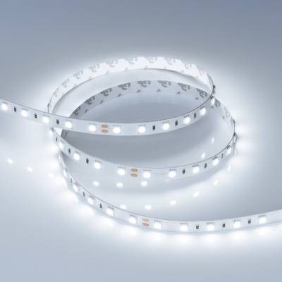 Светодиодная лента RT-B60-10mm 24V Cool 8K (14.4 W/m, IP20, 5060, 5m) (Arlight, 14.4 Вт/м, IP20)