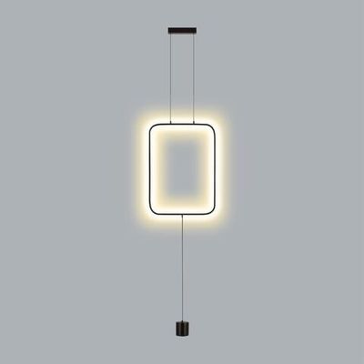 7022/27FLA HIGHTECH ODL25 247 Напольный светильник черный/металл/акрил IP20 LED 3000K 220V TEO