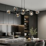 Умный подвесной светильник со стеклянными плафонами 70113/8 дымчатый Smart