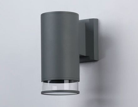 Светильник уличный настенный архитектурный ST3818 GR/CL серый/прозрачный IP54 GU10 max 35W 187*90*160