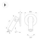 Светильник SP-READER-NB-R60-3W Warm3000 (BR, 20 deg, 230V) (Arlight, IP20 Металл, 3 года)