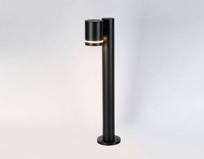 Светильник уличный ландшафтный поворотный ST3343 BK черный IP54 GX53 max 15W 100*85*600