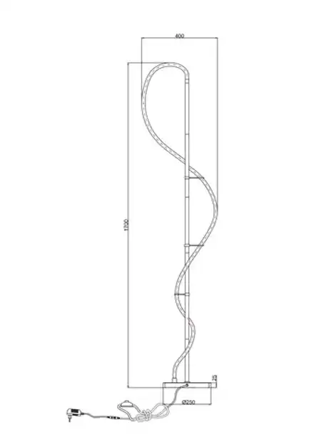 Торшер Arte Lamp KLIMT A2850PN-35BK, 1хLED
