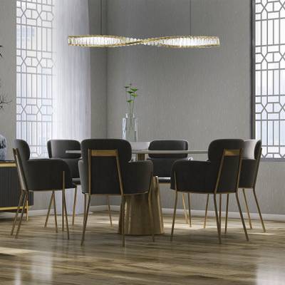 SL6205.323.01 Светильник подвесной ST-Luce Латунь/Прозрачный LED 1*25W 3000K