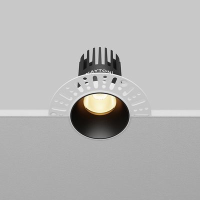 Встраиваемый светильник Dip 2700K 10Вт 50° 2,5 см, DL119-10W-2.7K-TRS-B. TM Maytoni