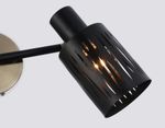 Светильник накладной TR8668/2 BK/SB чёрный/бронза E14/2 max 60W 360*100*190