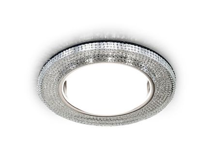 Встраиваемый точечный светильник со светодиодной лентой G290 CH хром/прозрачный GX53+3W(LED WHITE)