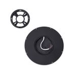 7660/18L MITRA LED SN 54 Светильник пластик/белый/черный LED 18Вт 3000/4000K D230 IP40 ALFA BLACK