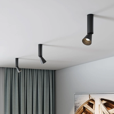 Светильник накладной светодиодный Piks 7W 4000К черный 25107/LED