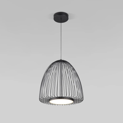 Подвесной светодиодный светильник 40010/1 LED черный, LED