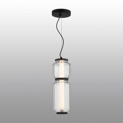 5409/20L HIGHTECH ODL_EX24 37 черный/прозрачный/металл/стекло/акрил Подвес LED 20W 3000K 1480Лм JAM
