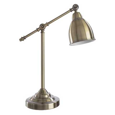 Офисная настольная лампа Arte Lamp BRACCIO A2054LT-1AB, 1хE27