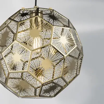 724212 Люстра FERMO 1х40W E27 ЗОЛОТО Lightstar