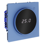 VLS070115 Терморегулятор электронный VOLTUM S70 с индикацией и датчиком, для теплого пола, (деним). (ТМ Maytoni)