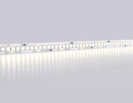 Светодиодная лента GS1502 2835 240Led/ 19.2W m/ 12V IP20 4500K/ 5000*10*1.2mm/ кратность резки 25mm (2 конт.)