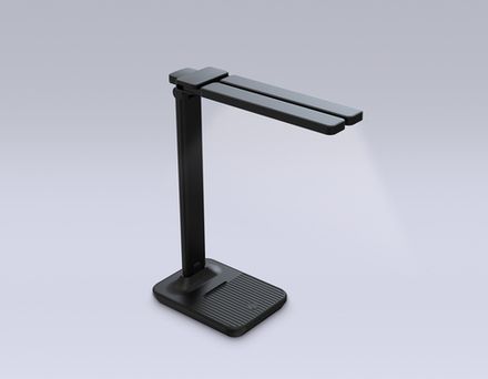 Светодиодная настольная лампа DE491 BK черный LED 3000K/4200K/6400K 9W
