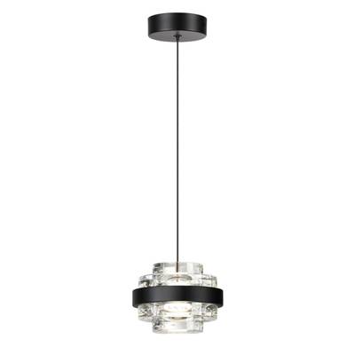 5031/6L L-VISION ODL24 391 чёрный/металл/акрил Подвес LED 6W 4000K 432лм KLOT