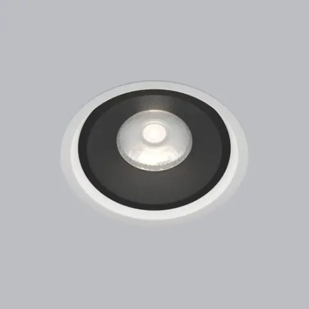 Встраиваемый светодиодный светильник 6W 4200K белый/чёрный 25083/LED