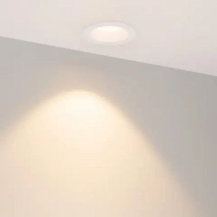Светильник MS-ATOLL-BUILT-R86-10W Warm3000 (WH, 60 deg, 230V) (Arlight, IP54 Металл, 5 лет)