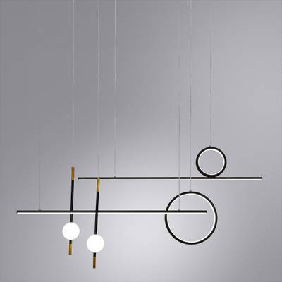 Подвесной светильник Arte Lamp POLARIS A2610SP-85BK, 1хLED