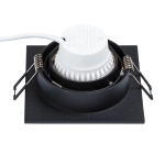 Точечный встраиваемый светильник Arte Lamp TARF A2178PL-1BK, 1хGU10