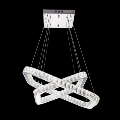 Eletto Granda EL336P70 LED Люстра хрустальная с пультом Хром