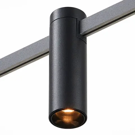 ST810.446.05 Магнитный трековый светильник FARM Черный LED 1*5W 4000K 227Lm Ra90 60 IP20 D35xH112 2