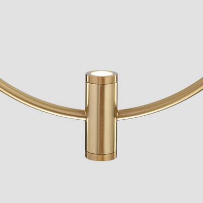 Подвесной светильник 50257/3 LED черный/ латунь