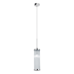 Светильник подвесной Crystal Lux TADEO SP1 D100 CHROME/TRANSPARENTE 3030/201