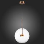 SL1133.223.01 Светильник подвесной ST-Luce Латунь/Прозрачный LED 1*14W 3000K