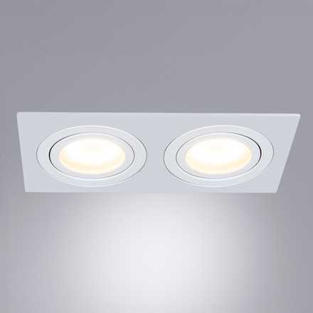 Точечный встраиваемый светильник Arte Lamp TARF A2168PL-2WH, 2хGU10
