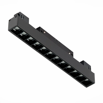 ST361.436.12 Магнитный трековый светильник Черный LED 1*12W 3000K 1 009Lm Ra>80 36° IP20 L222xW22xH44 48V