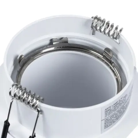 Точечный встраиваемый светильник Arte Lamp FANG A5562PL-1WH, 1хGU10