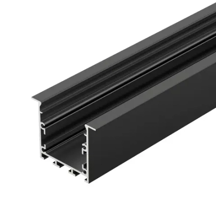 Профиль LINIA49-F-M-3000 BLACK (Arlight, Алюминий)