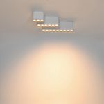 7091/8CL HIGHTECH ODL25 399 Потолочный светильник белый/металл/акрил IP20 LED 8W 3000K 220V SMALL